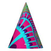 Light Blue Rainbow Remix Partyhütchen (Links)