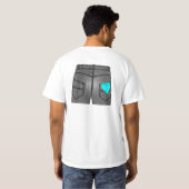 Light Blue Right Hanky Shirt (Schwarz voll)