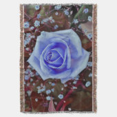 Light Blue Rose Decke (Vorderseite Vertikal)
