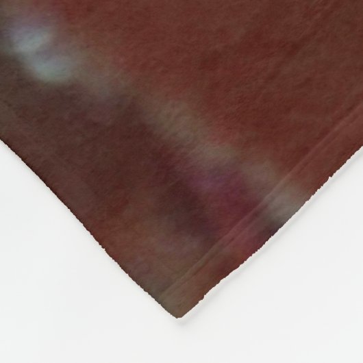 Light Blue Rose Fleecedecke (Ecke)