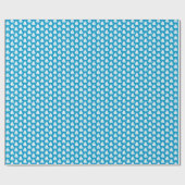 Light Blue Sailboat Pattern Geschenkpapier (Flach)