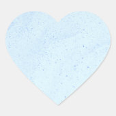 Light Blue Sand Herz-Aufkleber (Vorderseite)