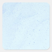 Light Blue Sand Quadratischer Aufkleber (Vorderseite)