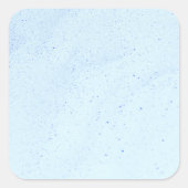 Light Blue Sand Quadratischer Aufkleber (Vorderseite)