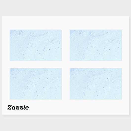 Light Blue Sand Rechteckiger Aufkleber (Blatt)