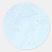 Light Blue Sand Runder Aufkleber (Vorderseite)