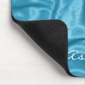 Light Blue Satin - Computer Mousepad (Ecke)