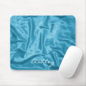 Light Blue Satin - Computer Mousepad (Mit Mouse)