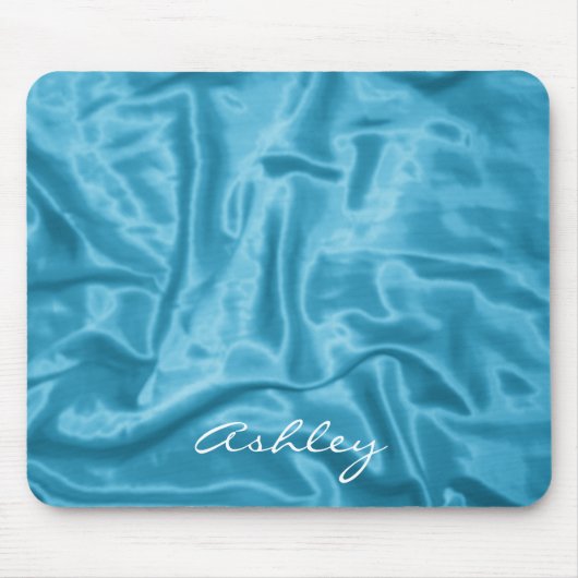Light Blue Satin - Computer Mousepad (Vorne)