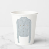 Light Blue Shirt Pappbecher (Vorderseite)