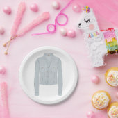 Light Blue Shirt Pappteller (Party)