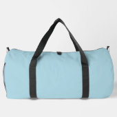 Light Blue Solid Color Duffle Bag (Rückseite)