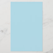 Light Blue Solid Color Flyer (Hinten)