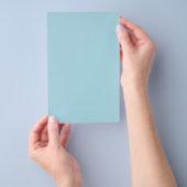 Light Blue Solid Color Flyer (Handgriff)