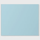 Light Blue Solid Color Geschenkpapier (Flach)
