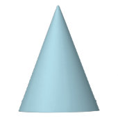 Light Blue Solid Color Partyhütchen (Vorderseite)