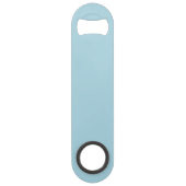 Light Blue Solid Color Speed Flaschenöffner (Rückseite)
