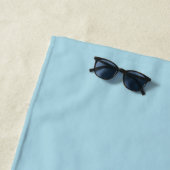 Light Blue Solid Color Strandtuch (Beispiel)