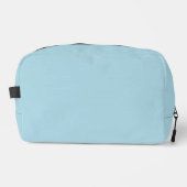 Light Blue Solid Color Waschbeutel (Vorderseite)