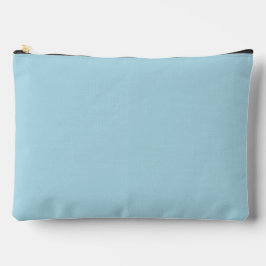 Light Blue Solid Color Zubehörtasche