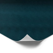 Light Blue Spirale abstrakte Acrylmalerei Poster (Ecke)