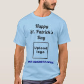 Light Blue St. Patrick's Day Business T - Shirt (Vorderseite)