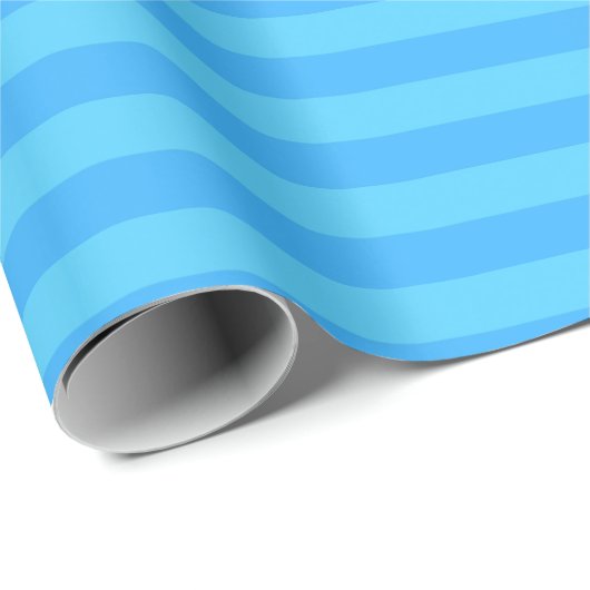 Light Blue Stripes Geschenkpapier (Rolleneckpunkt)