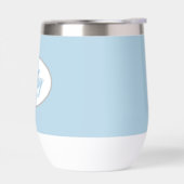 Light Blue Stylized Name Wedding Bridesmaid (Links)