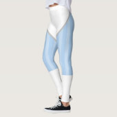 Light Blue Super Hero Halloween-Kostüm Leggings (Links)