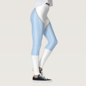 Light Blue Super Hero Halloween-Kostüm Leggings (Rechts)