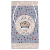 Light Blue Süsse Pie Baby Boy Kleine Geschenktüte (Rückseite)