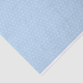 Light Blue Swiss Dot Tissue Paper Seidenpapier (Ausschnitt)