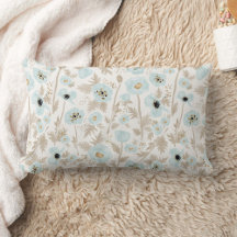 Light Blue Tan Watercolor Pappmuster Print