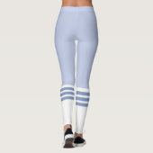 Light Blue Team Tube Sock Leggings (Rückseite)