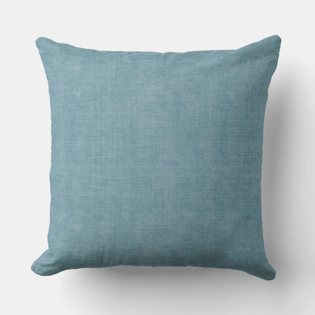 Light Blue Throw Pillow Kissen (Vorderseite)