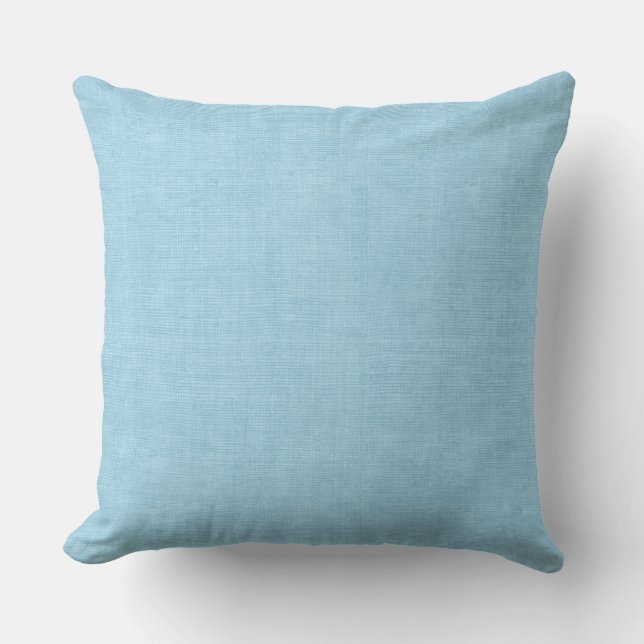 Light Blue Throw Pillow Kissen (Vorderseite)
