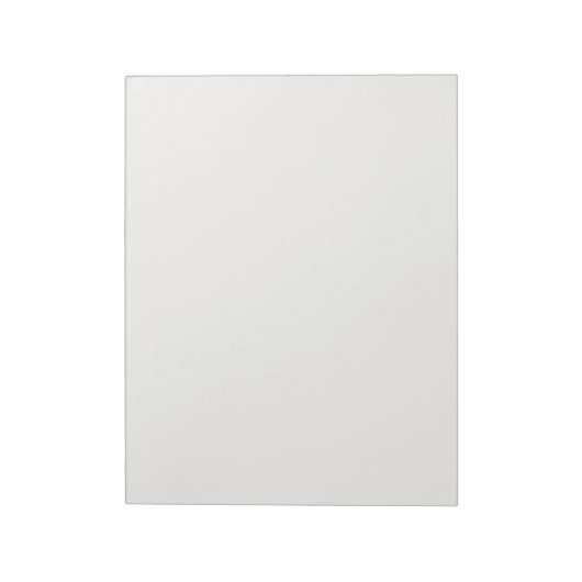 Light Blue Tint 11"x8.5" Notepad mit Clean Modern Notizblock (Rotiert)