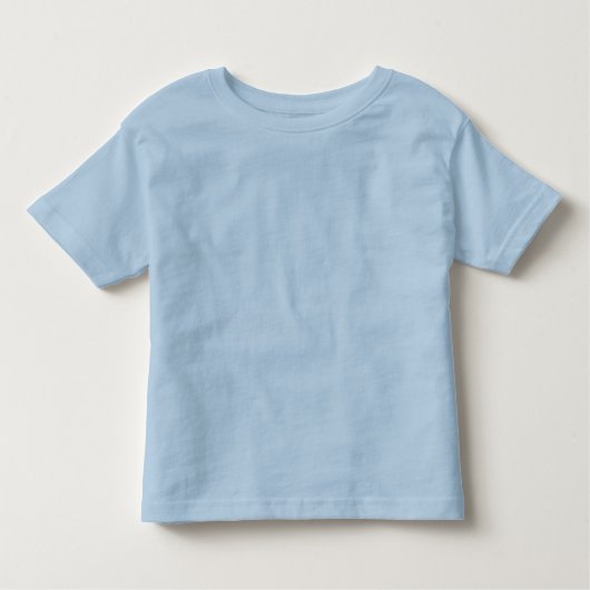 Light Blue Toddler Jersey T - Shirt (Vorderseite)
