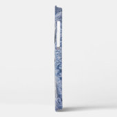 Light Blue Torn Jeans Texture Case-Mate iPhone Hülle (Rückseite / Links)