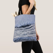 Light Blue Torn Jeans Texture Tasche (Von Nahem)