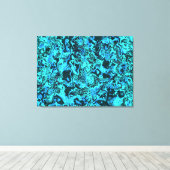 Light Blue Turquoise Leinwanddruck (Insitu (Holzboden))