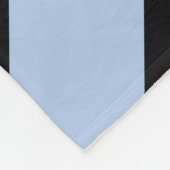 Light Blue und Black Chevrons Fleecedecke (Ecke)