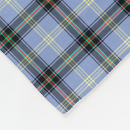 Light Blue und Black Kariert Clan Bell Tartan Fleecedecke