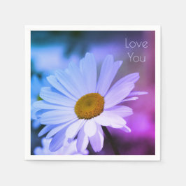 Light Blue und Lila Napkins Serviette