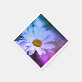 Light Blue und Lila Napkins Serviette (Ecke)