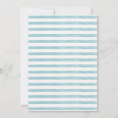 Light Blue und Red Nautical Segelboot 1. Geburtsta Einladung (Rückseite)