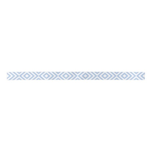 Light Blue und White Chevrons Satinband (Vorderseite)