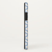 Light Blue und White Geometric Meander Case-Mate iPhone Hülle (Hinten/Rechts)
