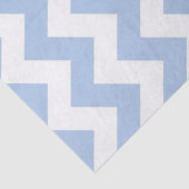 Light Blue und White Zigzag Seidenpapier (Detail)
