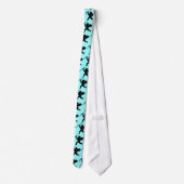 Light Blue Valentine Cupid Krawatte (Rückseite)